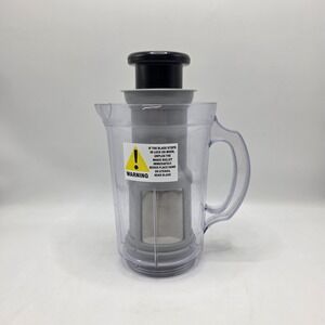 Magic Bullet Juicer Attachment Pitcher Grey‎ Filter Black Pusher Replacement